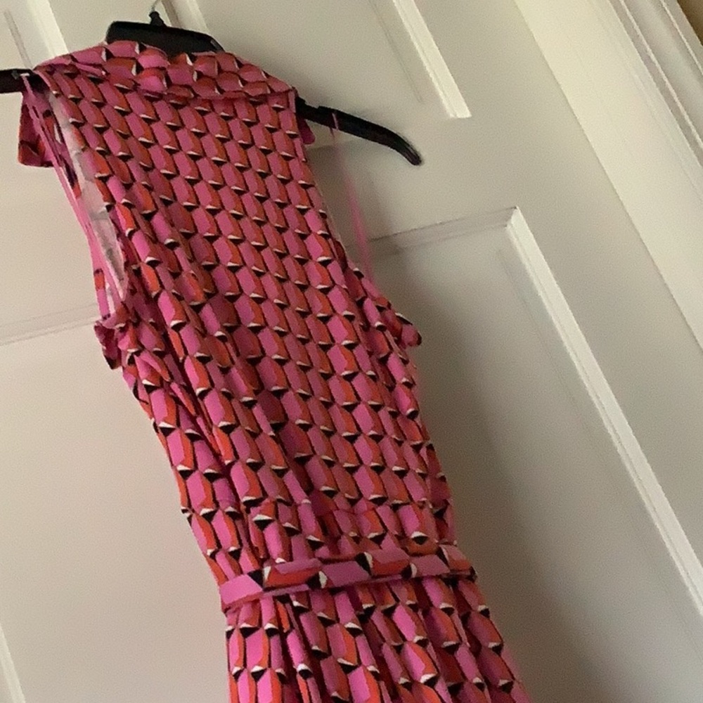 DVF FOR TARGET collared, sleeveless modern geo jumpsuit size small - Picture 9 of 14